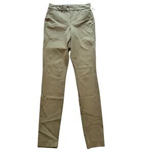 Old Navy Green High Rise Pixie Pants 4 NWT